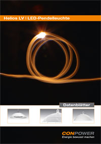 Datenblätter LED Pendelleuchten Helios für die Lebensmittelverarbeitung