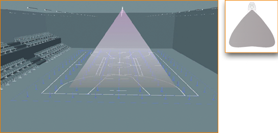 Ortus Abstrahlcharakteristik 120 Grad - weit