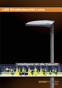 Flyer LED Straßenleuchte Luna