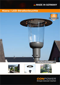 Datenblätter LED Straßenleuchte Kiana